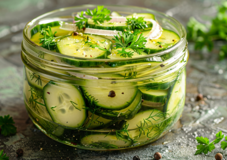 Солю огурцы по-французски с луком и маслом — рассол пьют до дна, овощи как яблочки, пальчики оближешь