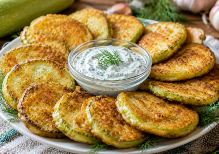 Беру кефир и кабачки: жарю кружки в кляре — простая и вкусная летняя закуска