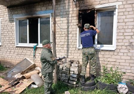 СК начал расследование трагедии с детьми при пожаре в Ульяновской области