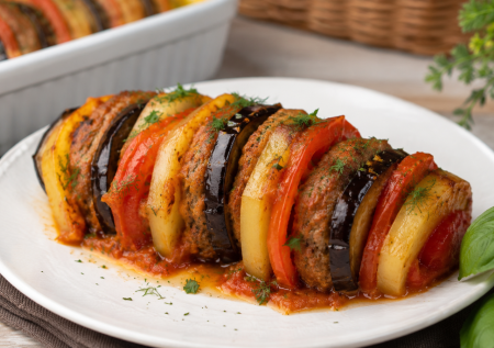 Вместо рататуя делаю запеканку «Монетки» — мясо, овощи и обалденный вкус