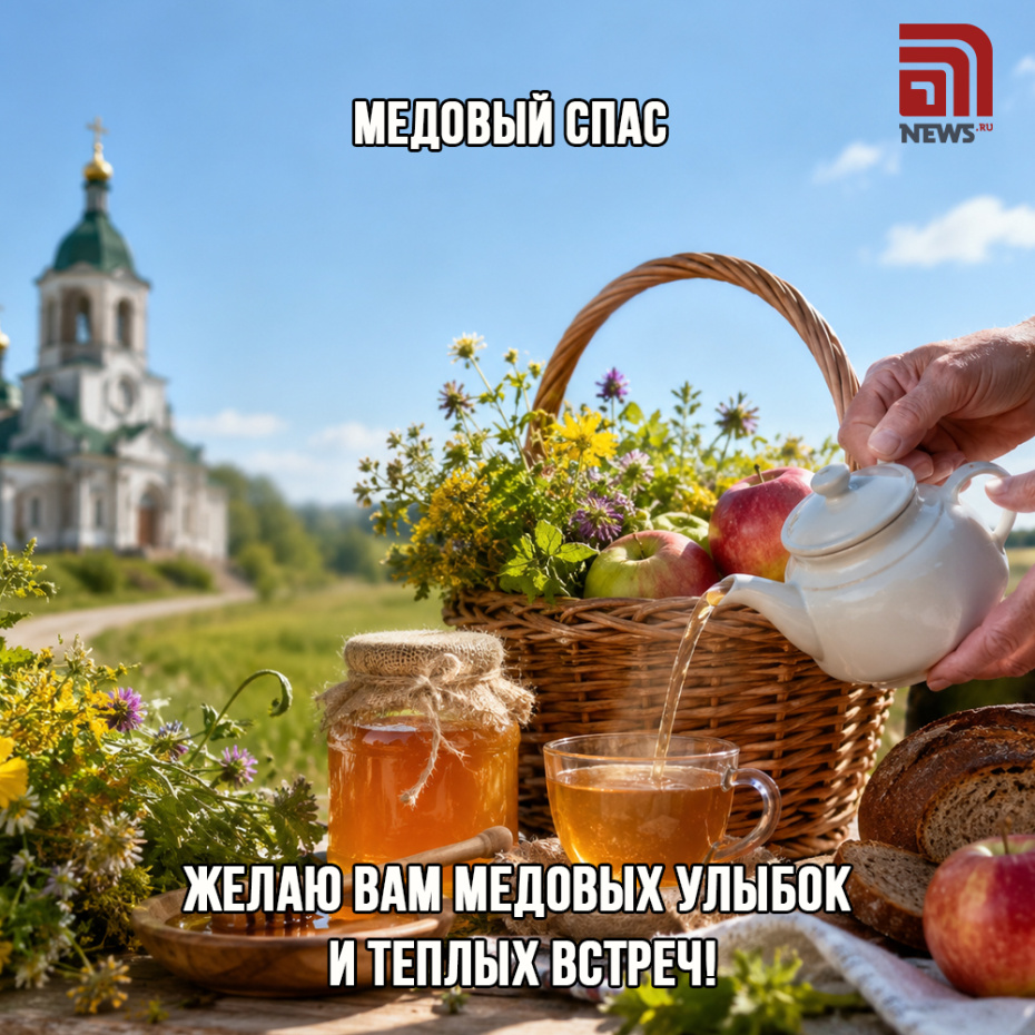 Скачать бесплатную открытку с Медовым Спасом