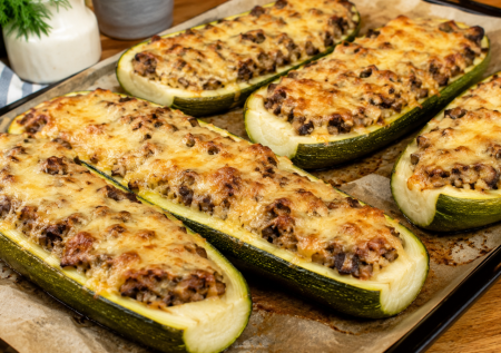 Кабачок не начиняю фаршем: готовлю летние кабачковые лодочки — вкусно, просто и совсем не тяжело