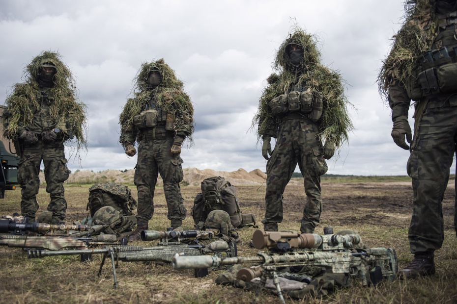 Польские военнослужащие