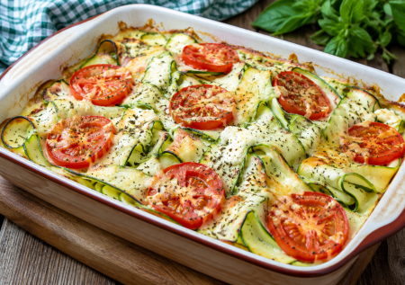 Из кабачков и яиц делаю запеканку «Волнушка» — вкусный летний рецепт, и ничего лишнего