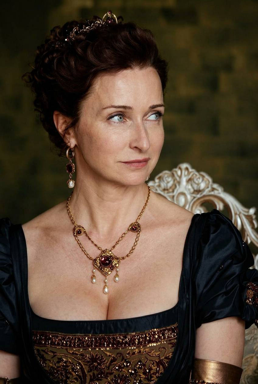 Екатерина Стулова в роли Анны Павловны Шерер в фильме «Война и мир» режиссера Сарика Андреасяна