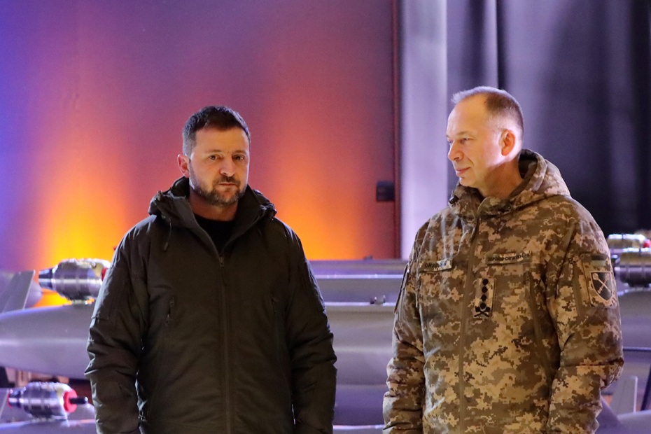 Владимир Зеленский и Александр Сырский