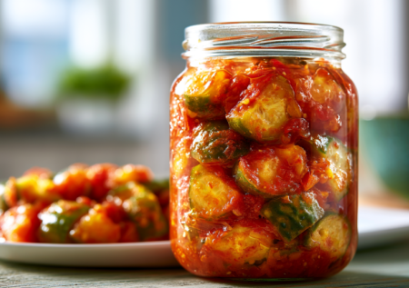 Вместо маринованных огурцов — огурцы в томатном соусе на зиму: и к мясу, и к макаронам, и как закуска, пальчики оближешь
