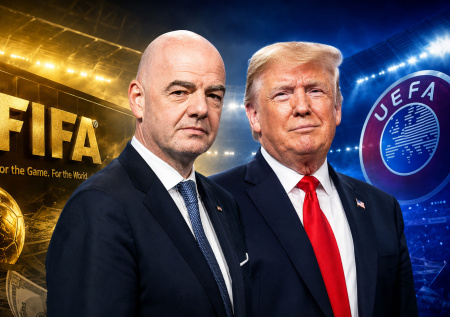 Друг Трампа, война с УЕФА, иск от Платини: кто такой глава ФИФА Инфантино