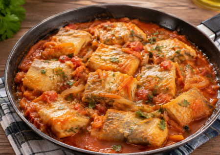 Вкуснота, ставшая классикой: минтай в томатном соусе — никакого запаха рыбы, вкуснота из самых бюджетных продуктов