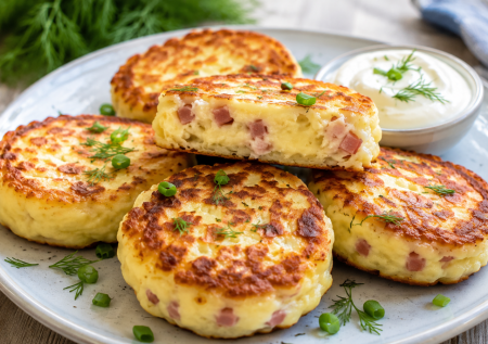 Несладкие сырники с ветчиной готовлю и на завтрак, и на ужин: вкусно и некалорийно