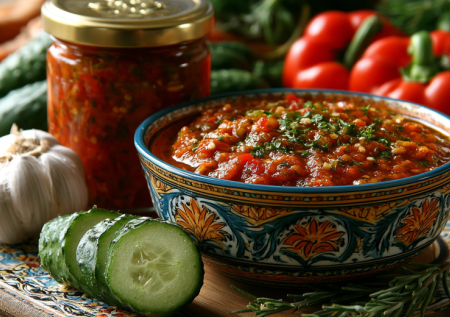 Переросшие огурцы не выбрасываю — делаю пикантный салат на зиму: вкуснее лечо и «Нежинского»