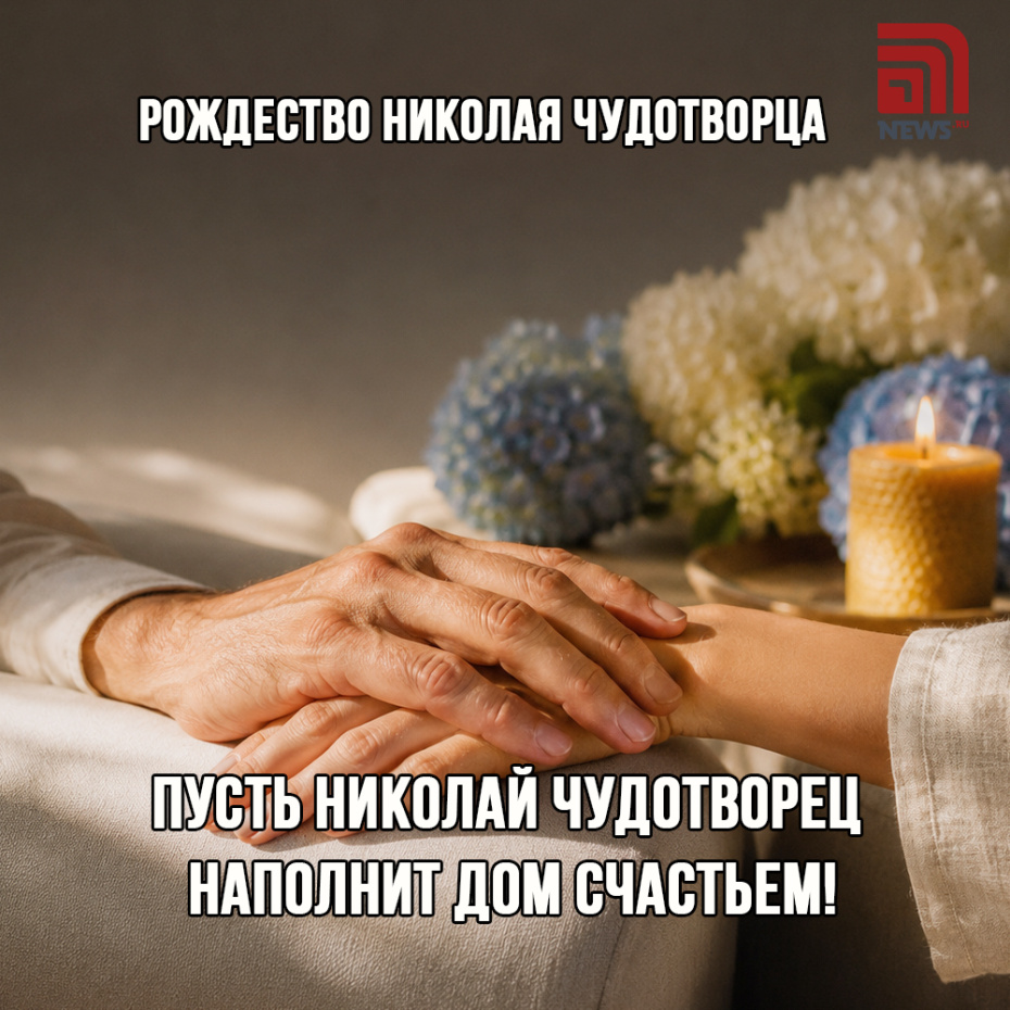 Красивое поздравление с Рождеством Николая Чудотворца