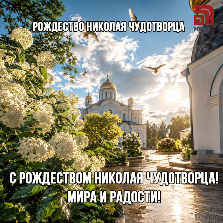 Онлайн-открытка к Рождеству Николая Чудотворца