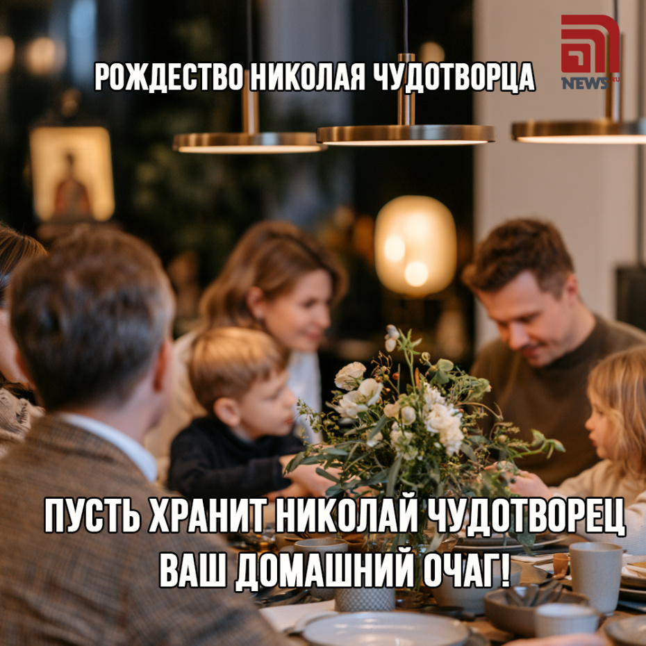 Онлайн-открытка к Рождеству Николая Чудотворца 11 августа