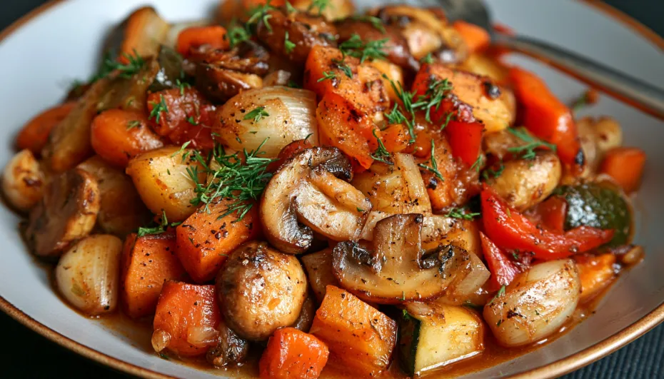 Овощное рагу с кабачками