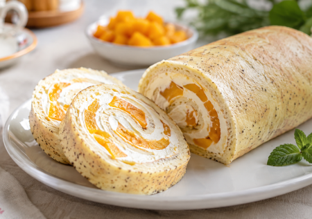 Беру творог и 2 яйца: за 15 минут готовлю нежный рулет без сахара — вкуснее многих десертов