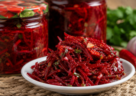 Свекла по-корейски на зиму: закрываю каждый год — к мясу и картошке ничего вкуснее не придумать