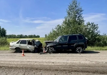 Водитель вылетел на встречку и погиб в лобовом ДТП