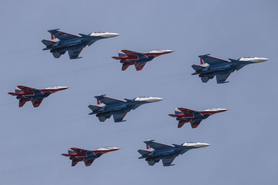 МиГ-29 и Су-30СМ
