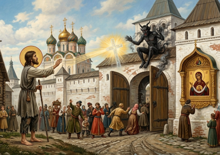 15 августа — день памяти блаженного Василия Московского