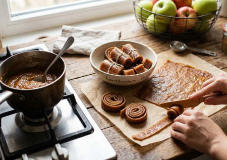 Яблоки увариваю до мягкости — к чаю подаю пастилу: вкуснее мармелада и ни грамма сахара
