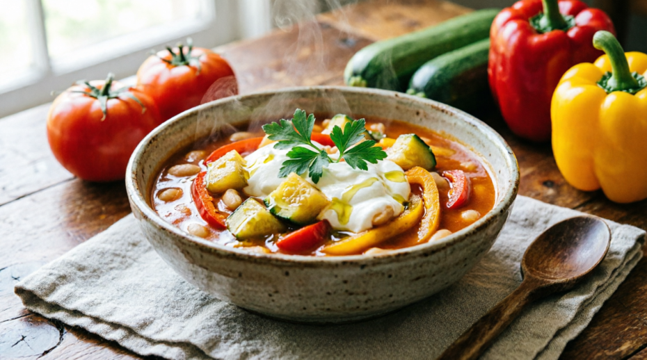 Лечо с фасолью — вкусное и сытное блюдо на весь год
