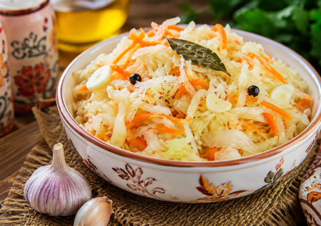 Мариную капусту «Славянка» — утром уже готова: обалденно вкусно даже с обычной вареной картошкой