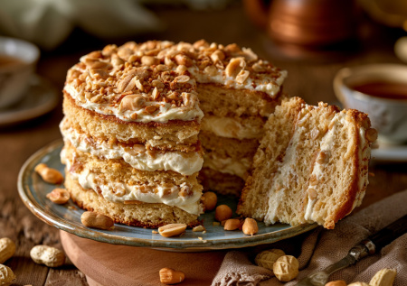 Торт «Облака» — ленивый десерт для жары: бисквит за 10 минут, крем за 5, и готово