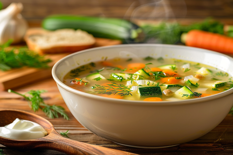 Рецепт супа с кабачками
