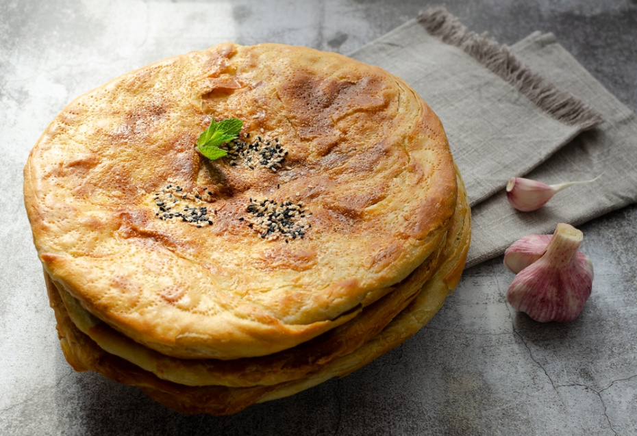 Рецепт лепешки с начинкой