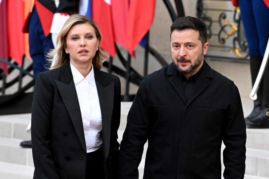 Елена и Владимир Зеленские