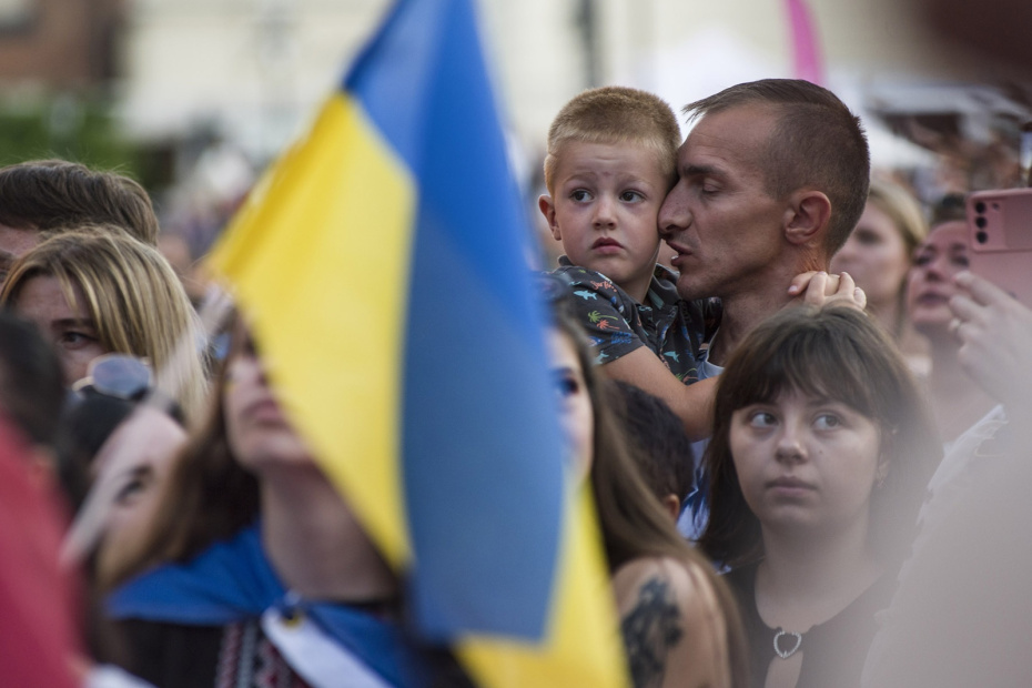Украинские беженцы в Европе