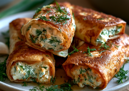 Творожные трубочки из лаваша с зеленью за 15 минут: вкуснее хачапури и слоеных пирожков — проверено