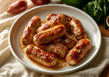 Готовлю из фарша в духовке — вкуснее шашлыка: мясные колбаски на замену надоевшим котлетам