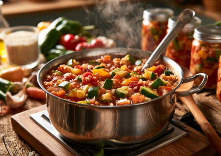 Лечо с кабачками: 3 простых рецепта очень сытных закусок на зиму