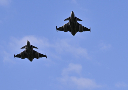 Истребитель Gripen разбился в Венгрии
