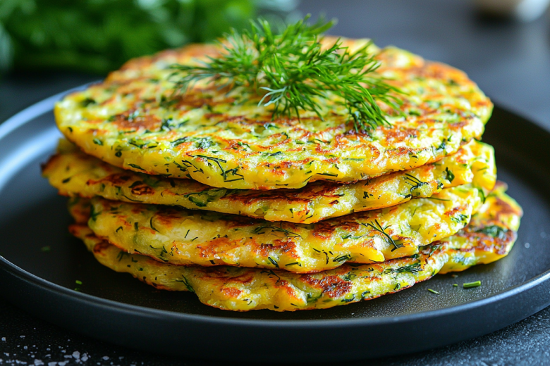 Кабачковые лепешки на кефире — быстро, мягко и с легкой кислинкой