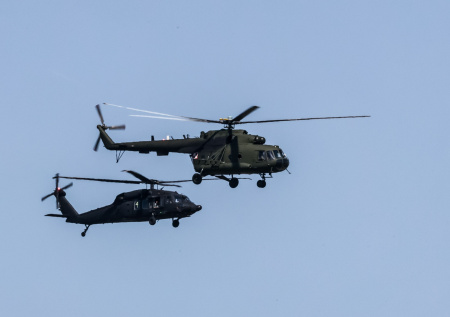 Армейский вертолет Black Hawk рухнул в скалах Колорадо