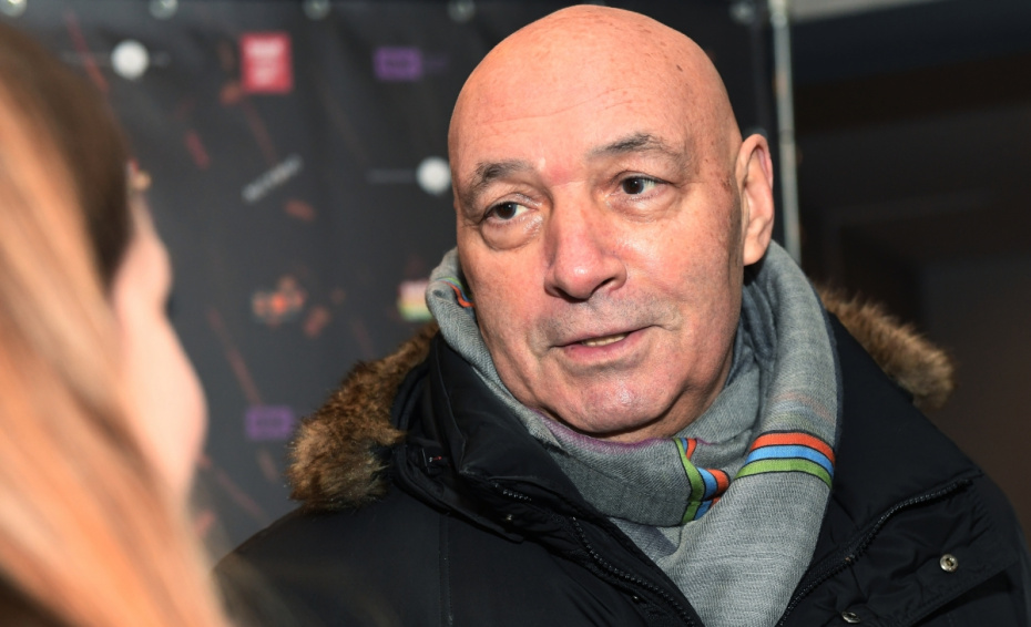 Актер Юрий Цурило на премьере фильма «Скиф» в кинотеатре «Космос» в Москве, 2018 год