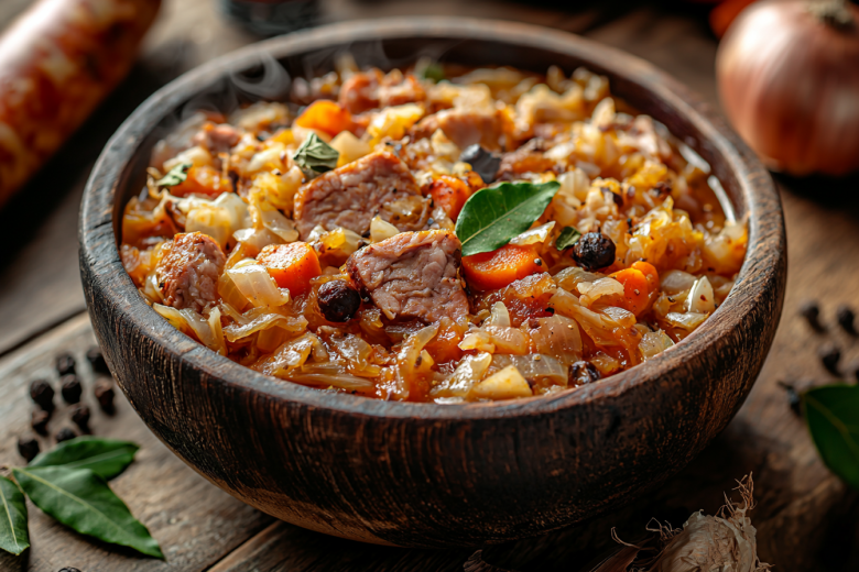 Тушеная капуста с мясом: рецепт