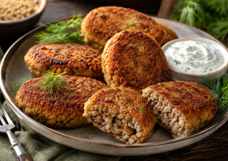 Вчерашнюю гречку не выкидываю: беру чеснок и яйца — готовлю вкусные гречаники