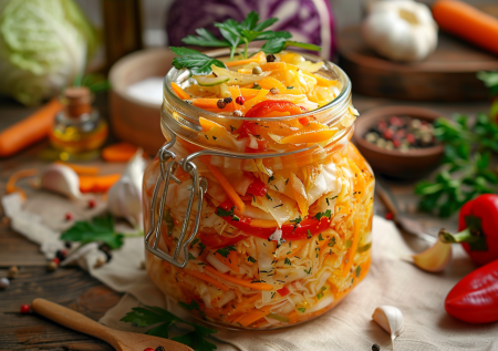 Капуста «Провансаль» — вкуснее квашеной: просто нарезаю, укладываю в банки, а через сутки можно есть