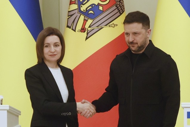 Владимир Зеленский и Майя Санду