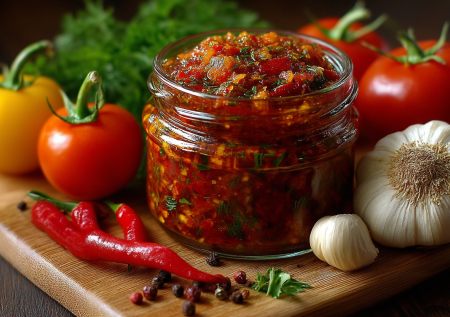 Аджика на зиму: три рецепта для тех, кто ценит яркий вкус и простоту