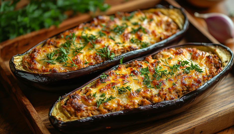 Баклажаны в духовке на любой вкус: с мясом, сыром и просто с чесноком