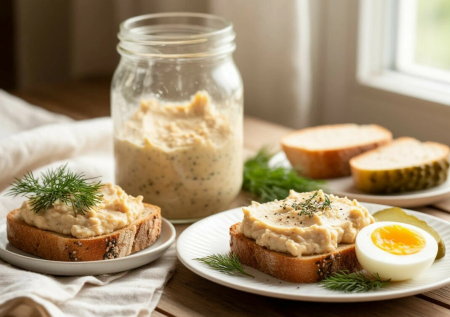Паштет из вчерашней курицы: смешиваю с яйцом — и сухие голени превращаются в нежную намазку