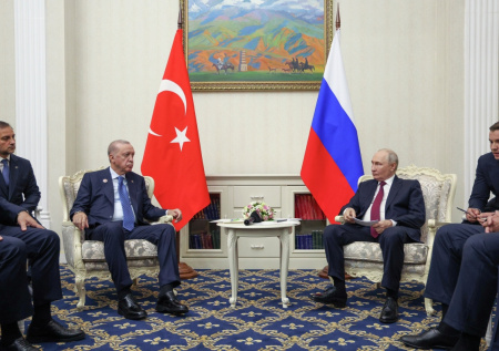 В Кремле раскрыли повестку переговоров Путина с Эрдоганом
