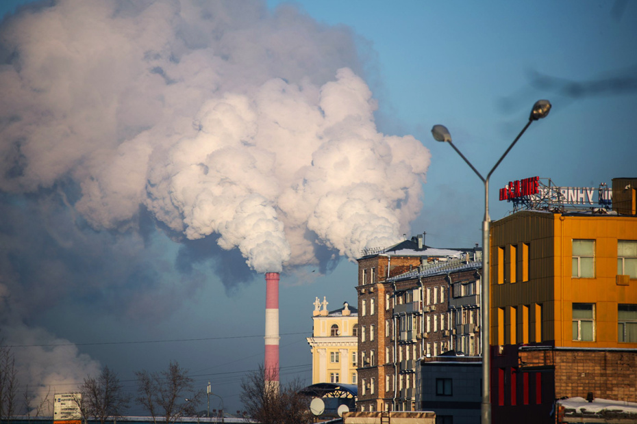 Работа ТЭЦ в Москве