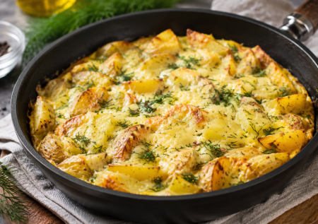 Картошку не жарю просто так: делаю в яичной заливке — вкусно, быстро и из простых продуктов
