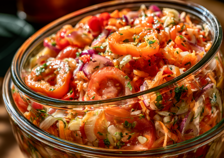 2 простые и вкусные заготовки на зиму: салаты «Халявка» и «Парамониха»